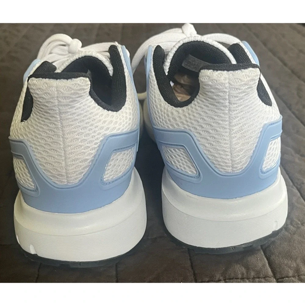 Adidas Energy Cloud Running Shoes White Light Blue Womens Sneakers Activewear